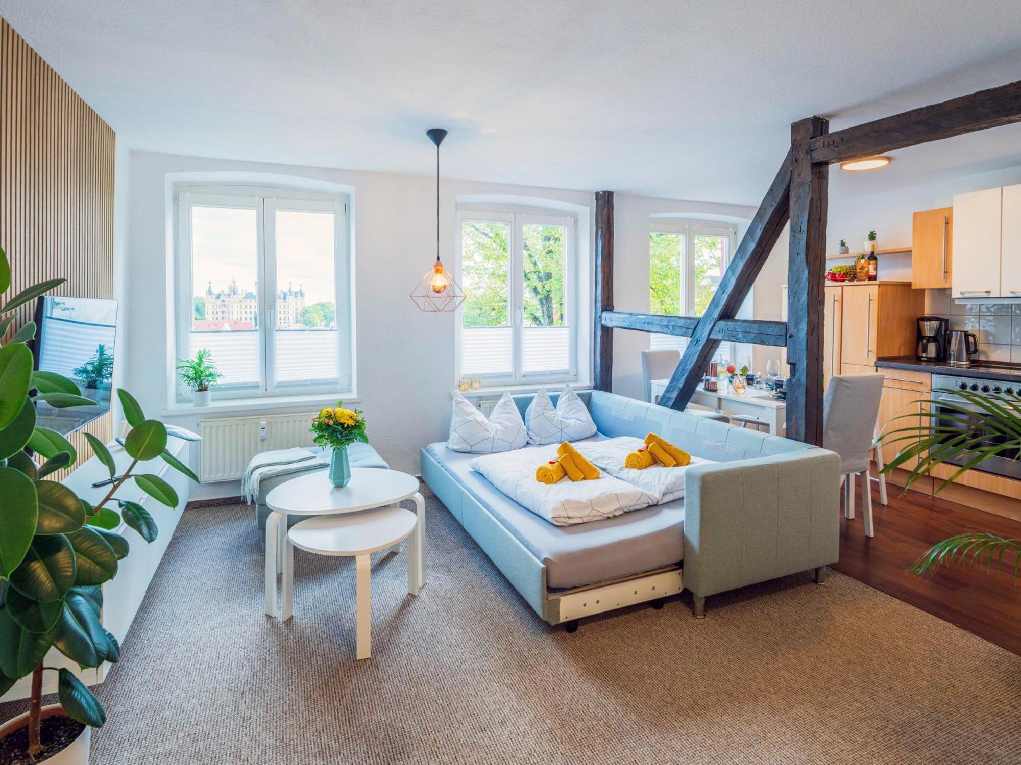 Schlosskoenig - Modernes & Zentrales Mit Balkon Und Arbeitsplatz Apartment *