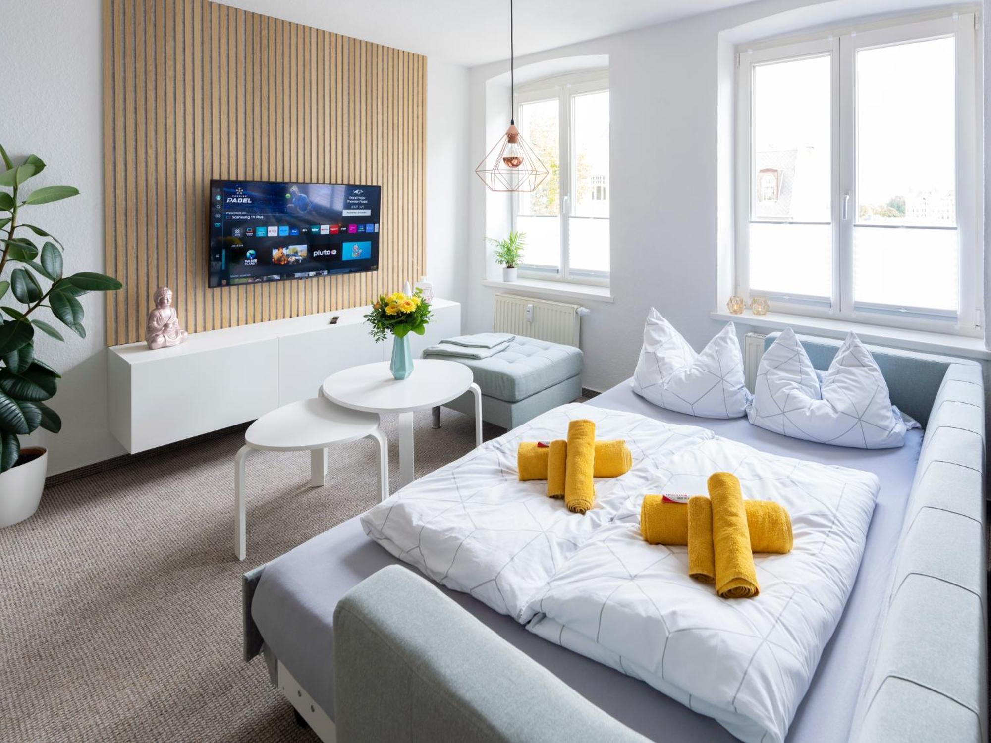 Schlosskoenig - Modernes & Zentrales Mit Balkon Und Arbeitsplatz Schwerin (Mecklenburg-Vorpommern)